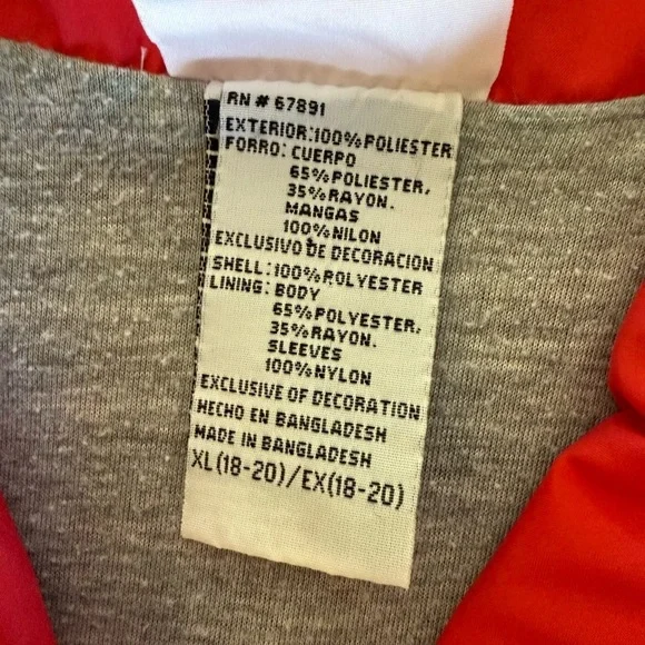 Vintage Reebok Kansas City Chiefs Windbreaker, Size XL, NFL - Picture 7 of 8